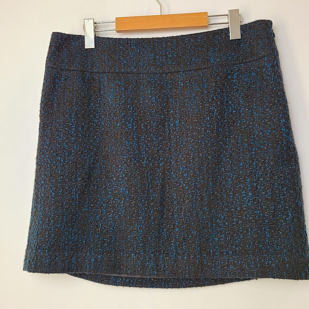 LOFT Factory tweed mini skirt, Sz 8